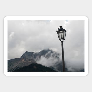 Low Cloud Over Carnic Alps Near Sauris Sticker